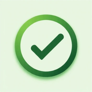 Confirmation checkmark icon